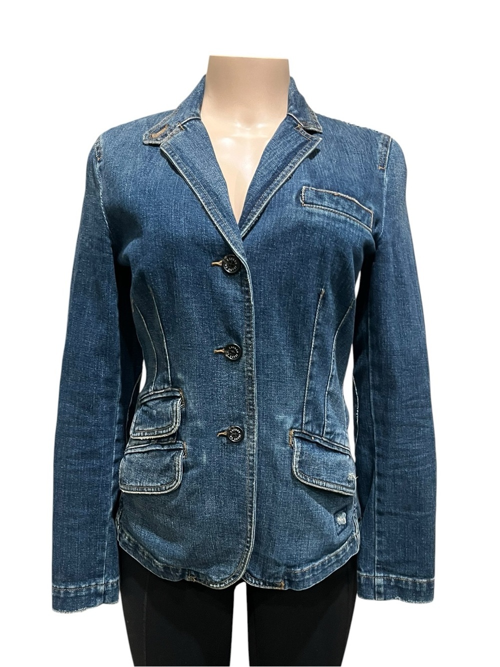 Ralph Lauren Blue Denim Blazer Jacket